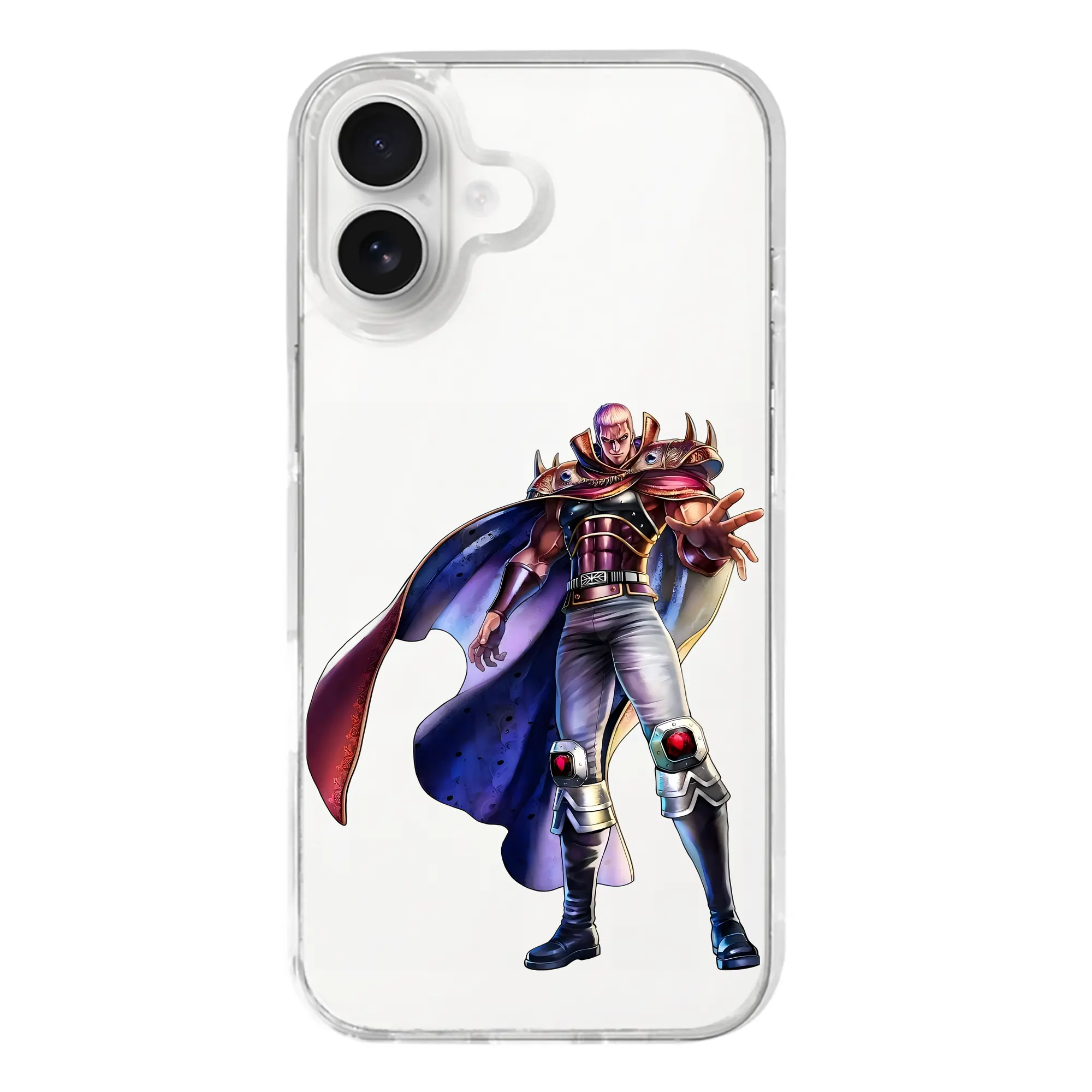 北斗の拳 グッズ,ラオウ - iPhone 17シリーズ 透明スマホケース – 薄型・耐衝撃・精密フィット保護カバー